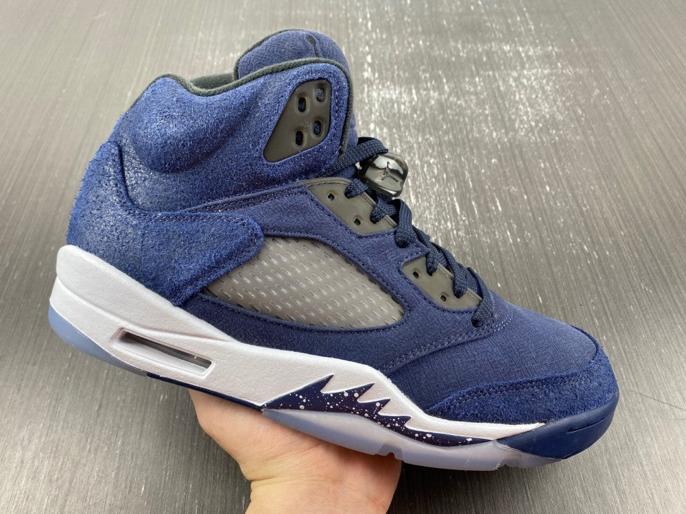Sneakers, Navy Blue Navy Colorway, Lace Up Design, Casual Gift for Sneaker Fans