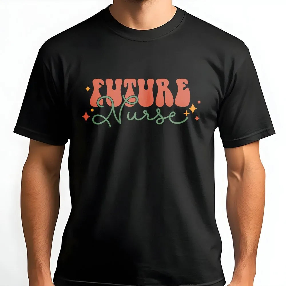 Future Nurse T-Shirt | Retro 'In My Nursing Era' Design | Soft Cotton Blend | Gift for Nursing School Student
