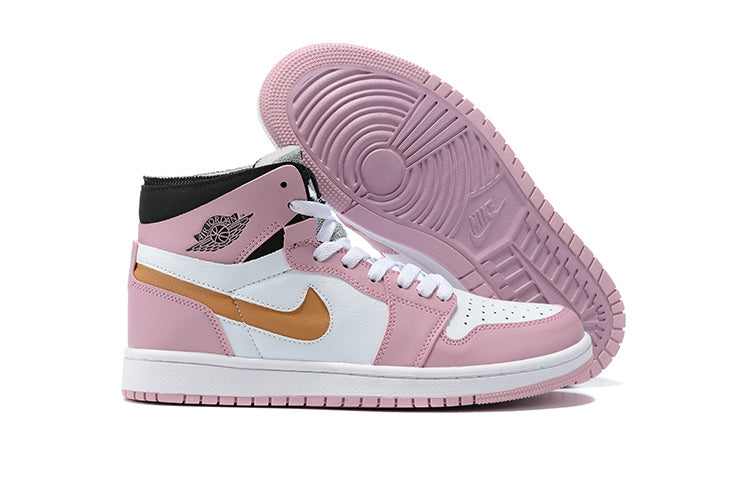 Sneakers, Pink White Colorway, Lace Up Design, Casual Gift for Sneaker Fans