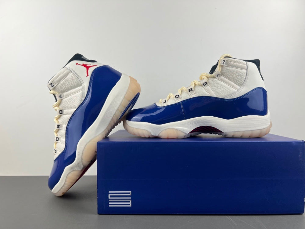 Low Top Sneakers, Beige Blue Colorway, Lace Up Design, Casual Gift for Sneaker Fans