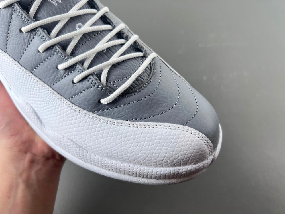 Low Top Sneakers, White Gray Colorway, Lace Up Design, Casual Gift for Sneaker Fans