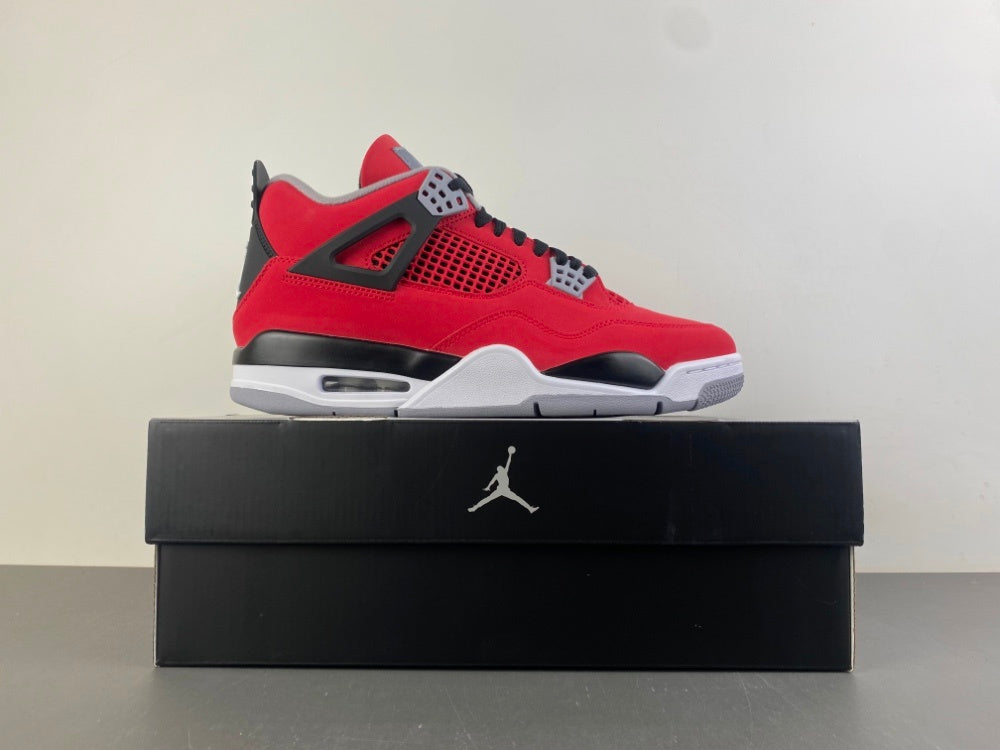 Mid Top Sneakers, Red Black Colorway, Lace Up Design, Casual Gift for Sneaker Fans