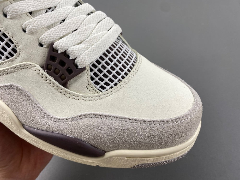 Retro Low Top Sneakers, Gray Beige Colorway, Lace Up Design, Casual Gift for Sneaker Fans