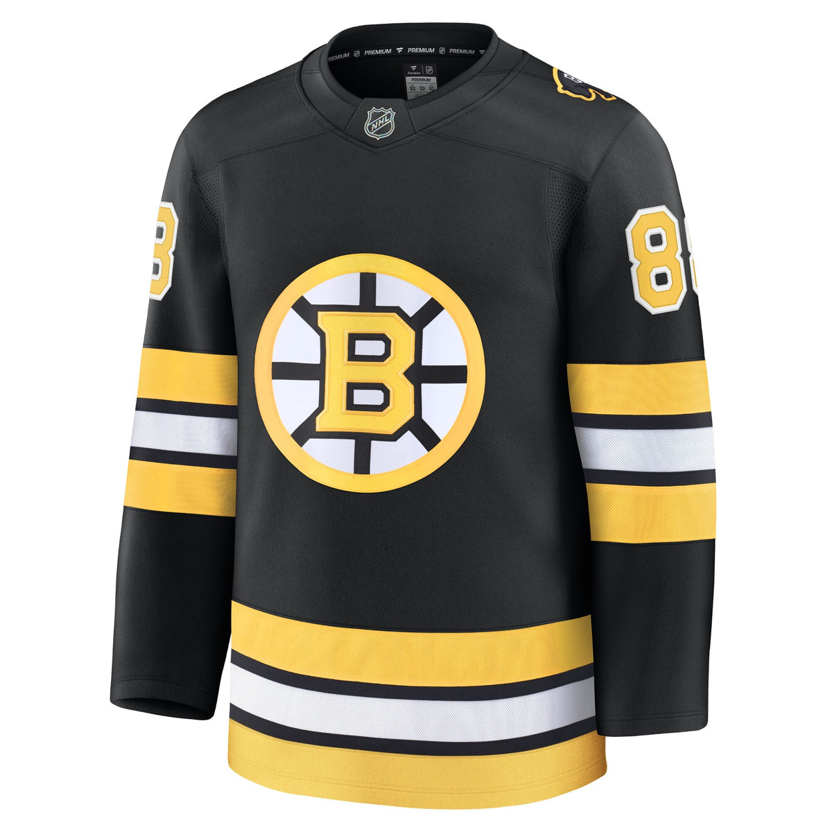 Boston Bruins David Pastrnak Fanatics Black Home Premium Player Jersey