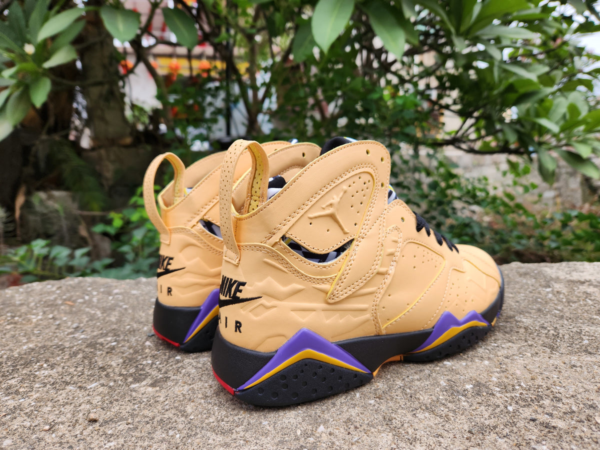 Sneakers, Yellow Purple Colorway, Lace Up Design, Casual Gift for Sneaker Fans