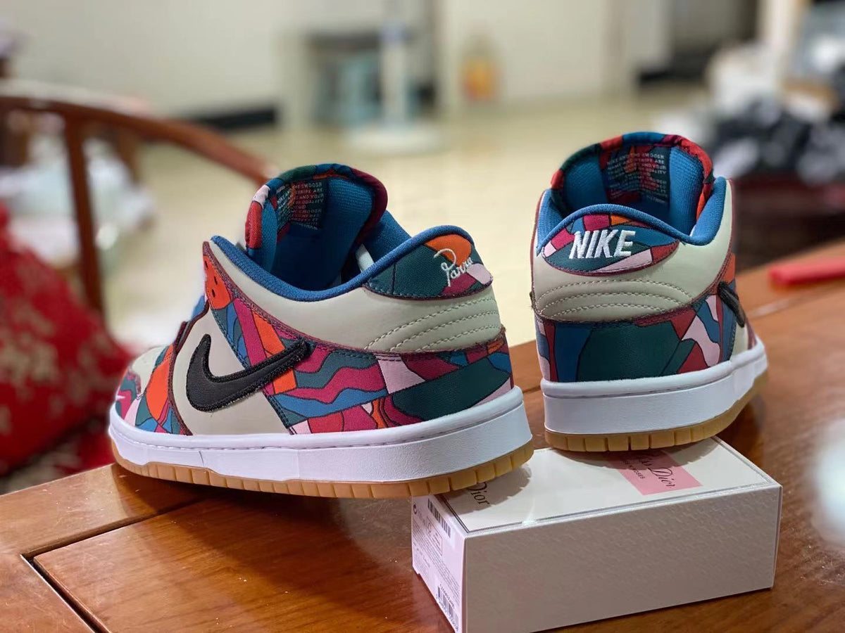 Low Top Sneakers, Multicolor Colorway, Lace Up Design, Casual Gift for Sneaker Fans