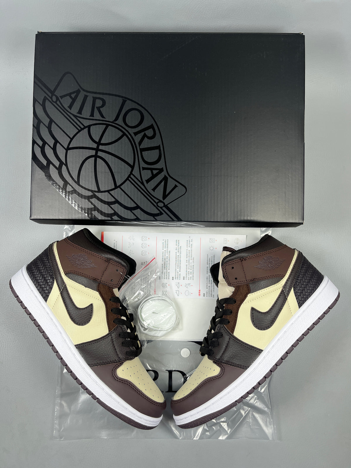 High Top Sneakers, Black Brown Colorway, Lace Up Design, Casual Gift for Sneaker Fans