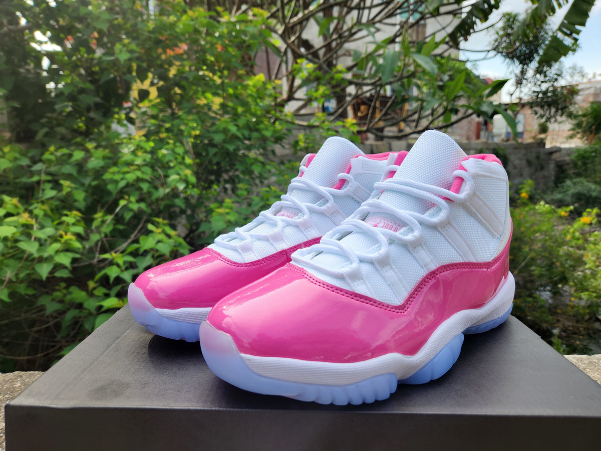 Sneakers, Pink White Colorway, Valentine Design, Lace Up Design, Casual Gift for Sneaker Fans