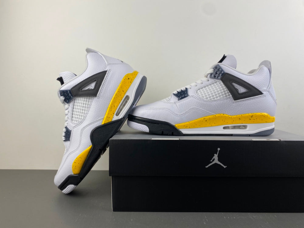 Low Top Sneakers, White Black Yellow Colorway, Lace Up Design, Casual Gift for Sneaker Fans