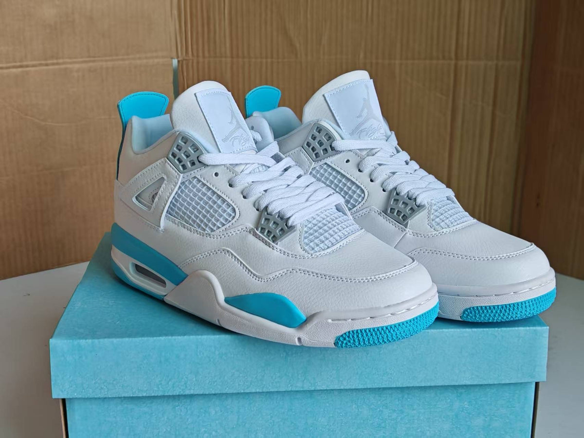 Mid Top Sneakers, Blue Colorway, Lace Up Design, Casual Gift for Sneaker Fans