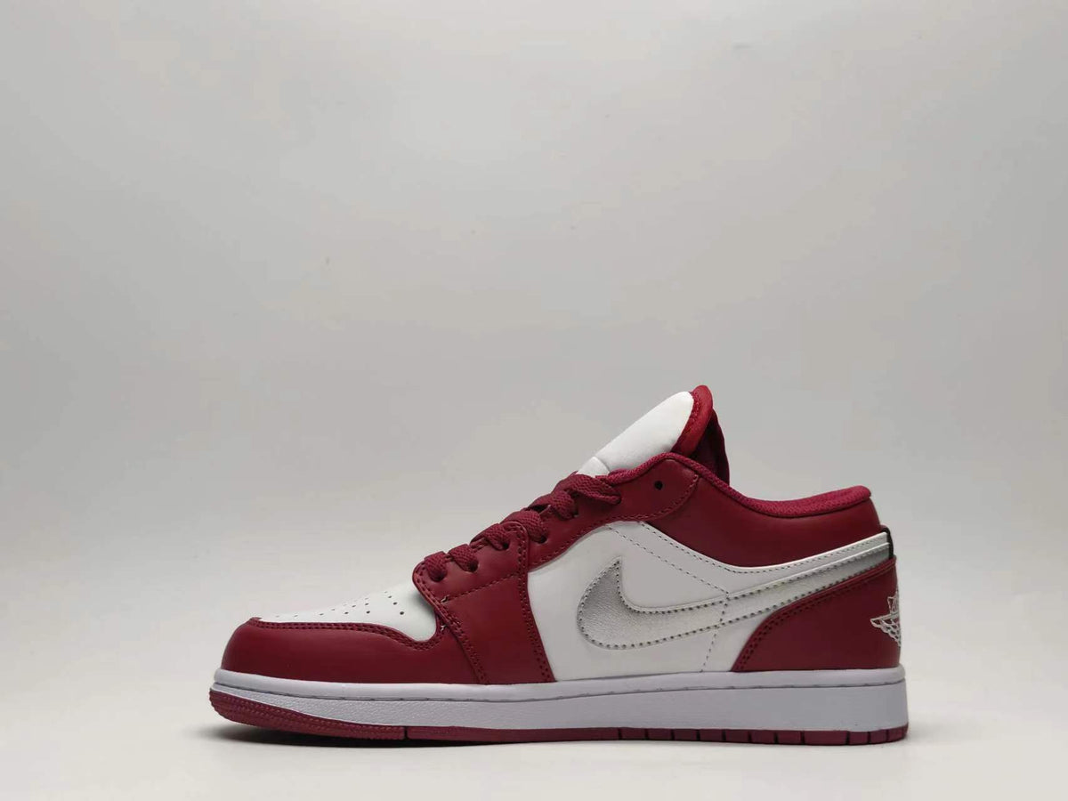 Low Top Sneakers, Burgundy Colorway, Lace Up Design, Casual Gift for Sneaker Fans