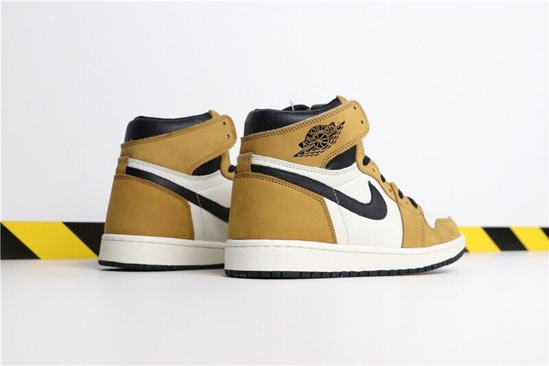 High Top Sneakers, Yellow White Colorway, Lace Up Design, Casual Gift for Sneaker Fans