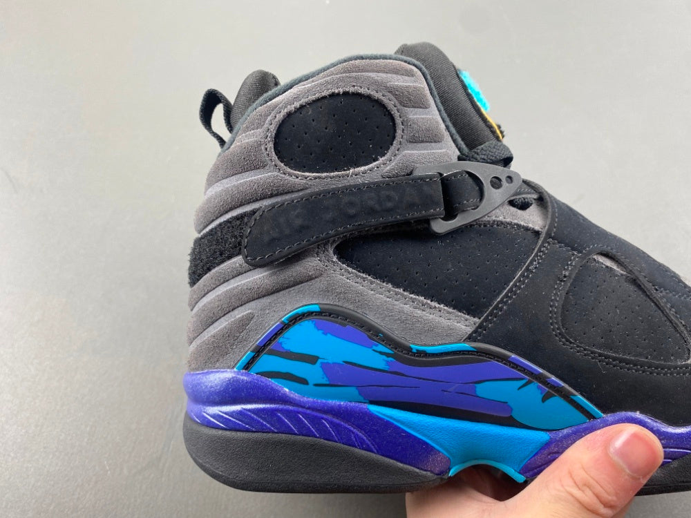 Mid Top Sneakers, Blue Black Purple Gray Colorway, Lace Up Design, Casual Gift for Sneaker Fans