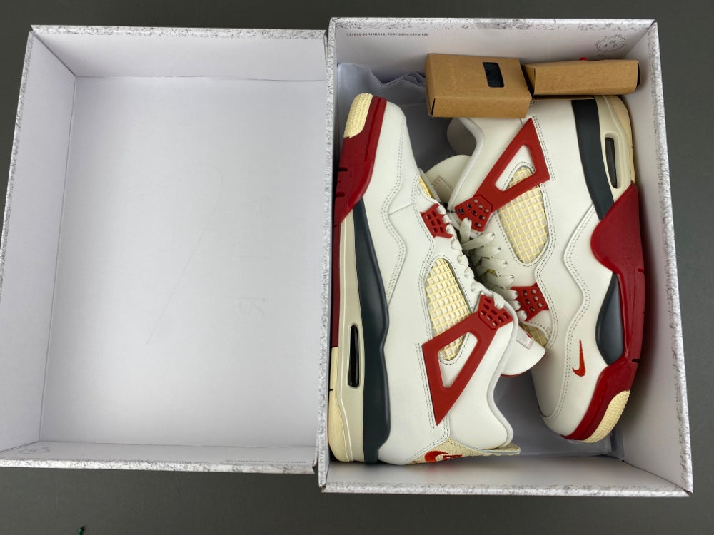 Low Top Sneakers, White Black Red Colorway, Lace Up Design, Casual Gift for Sneaker Fans