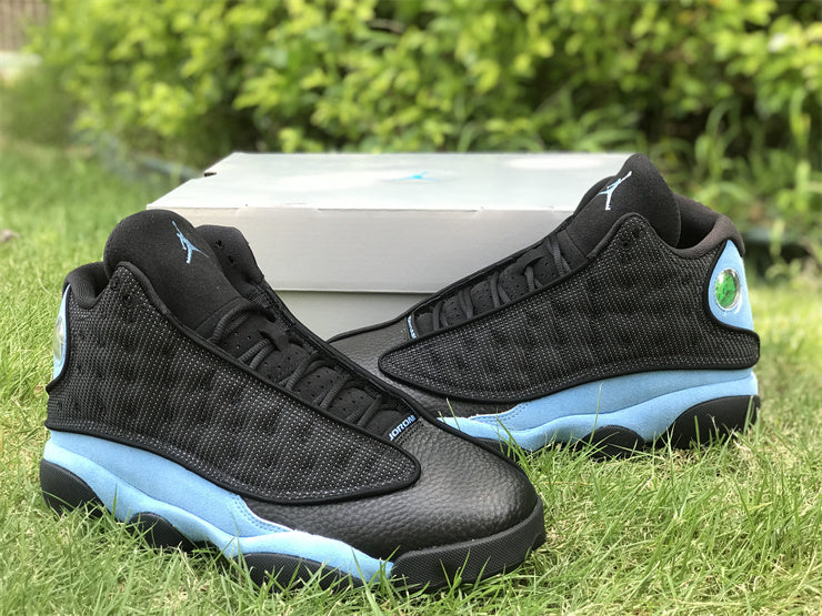 Sneakers, University Blue Black Colorway, Lace Up Design, Casual Gift for Sneaker Fans
