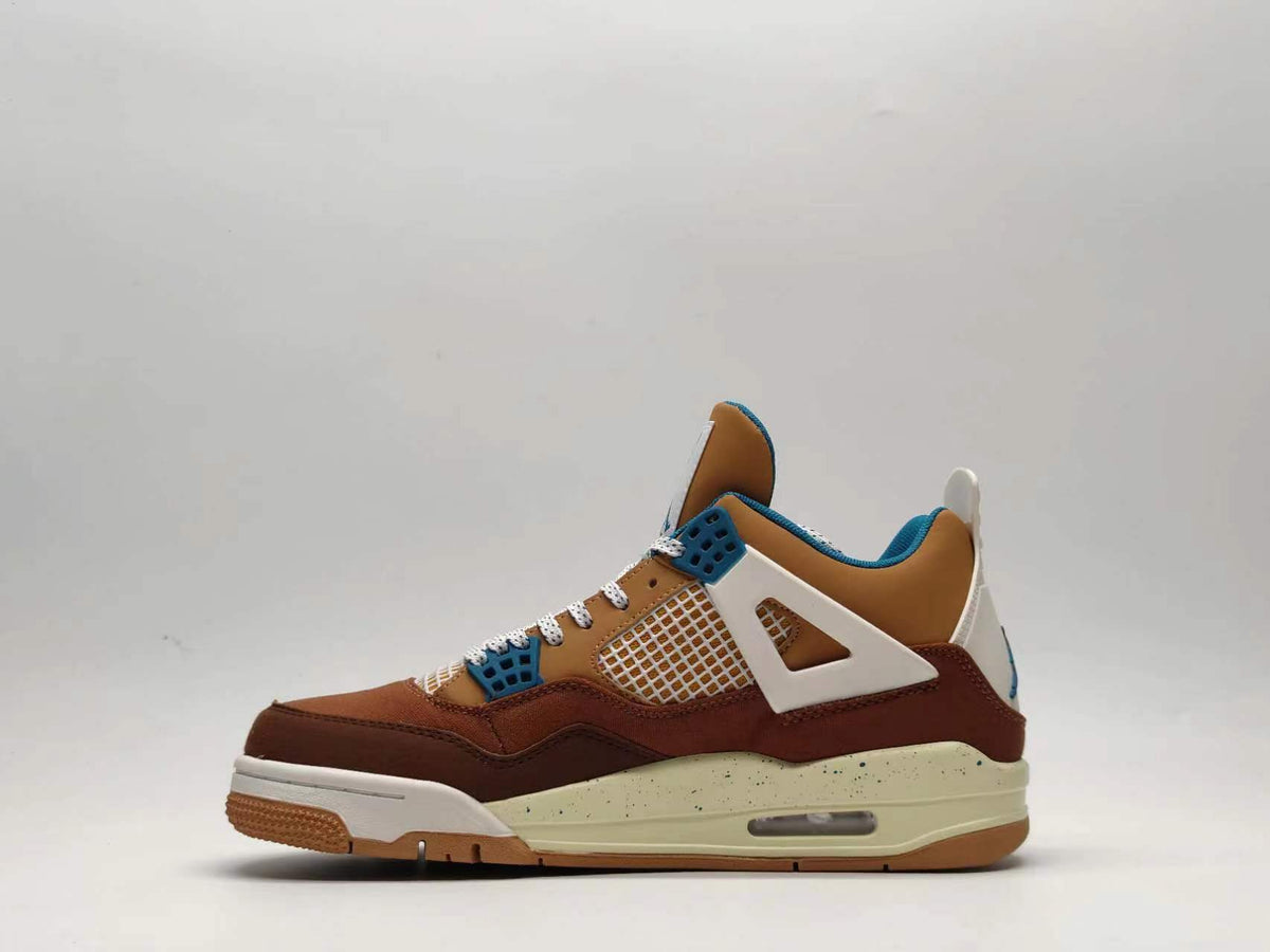 Sneakers, Brown Blue Colorway, Lace Up Design, Casual Gift for Sneaker Fans