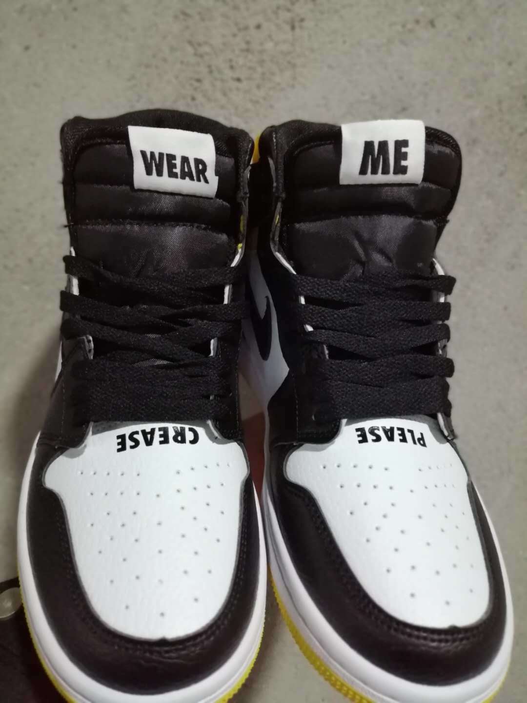 Sneakers, Black Yellow Colorway, Lace Up Design, Casual Gift for Sneaker Fans