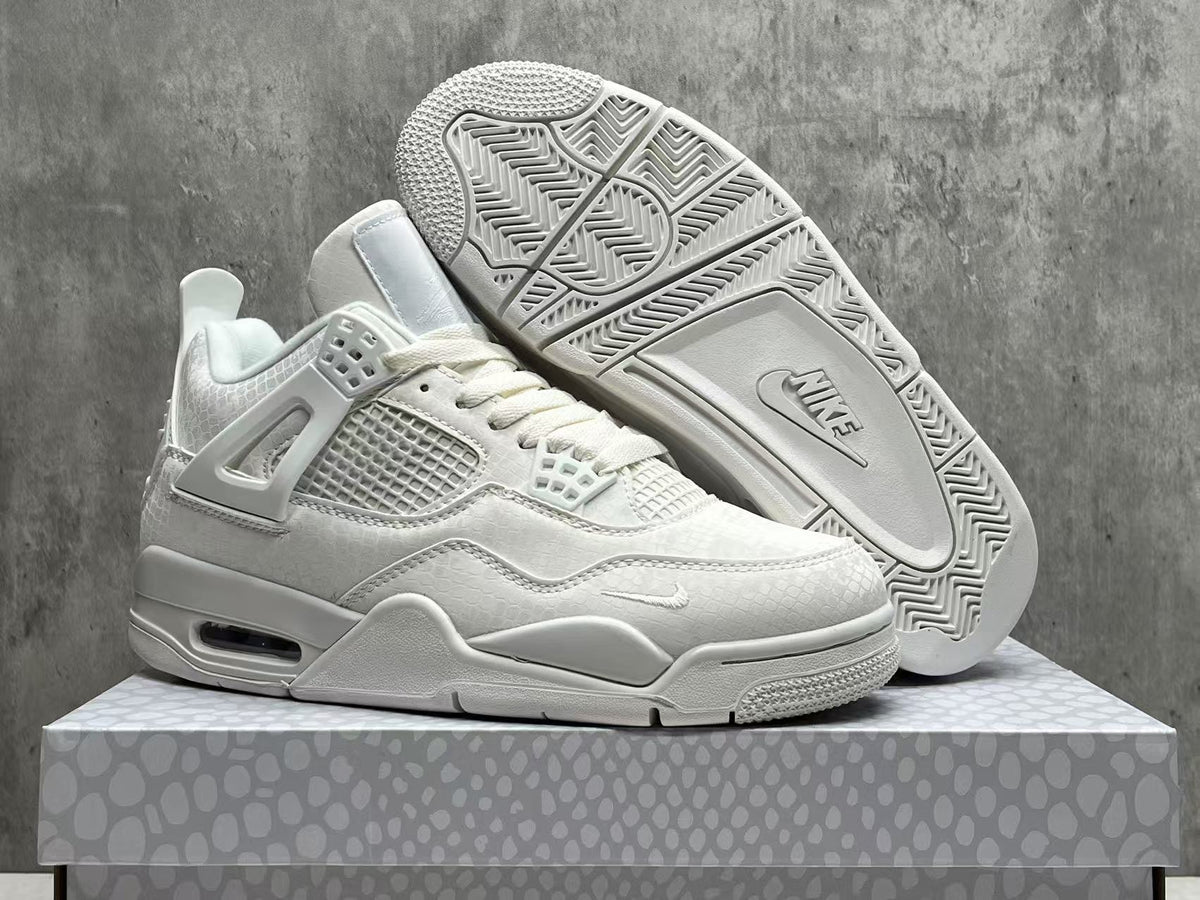 Mid Top Sneakers, White Colorway, Lace Up Design, Casual Gift for Sneaker Fans