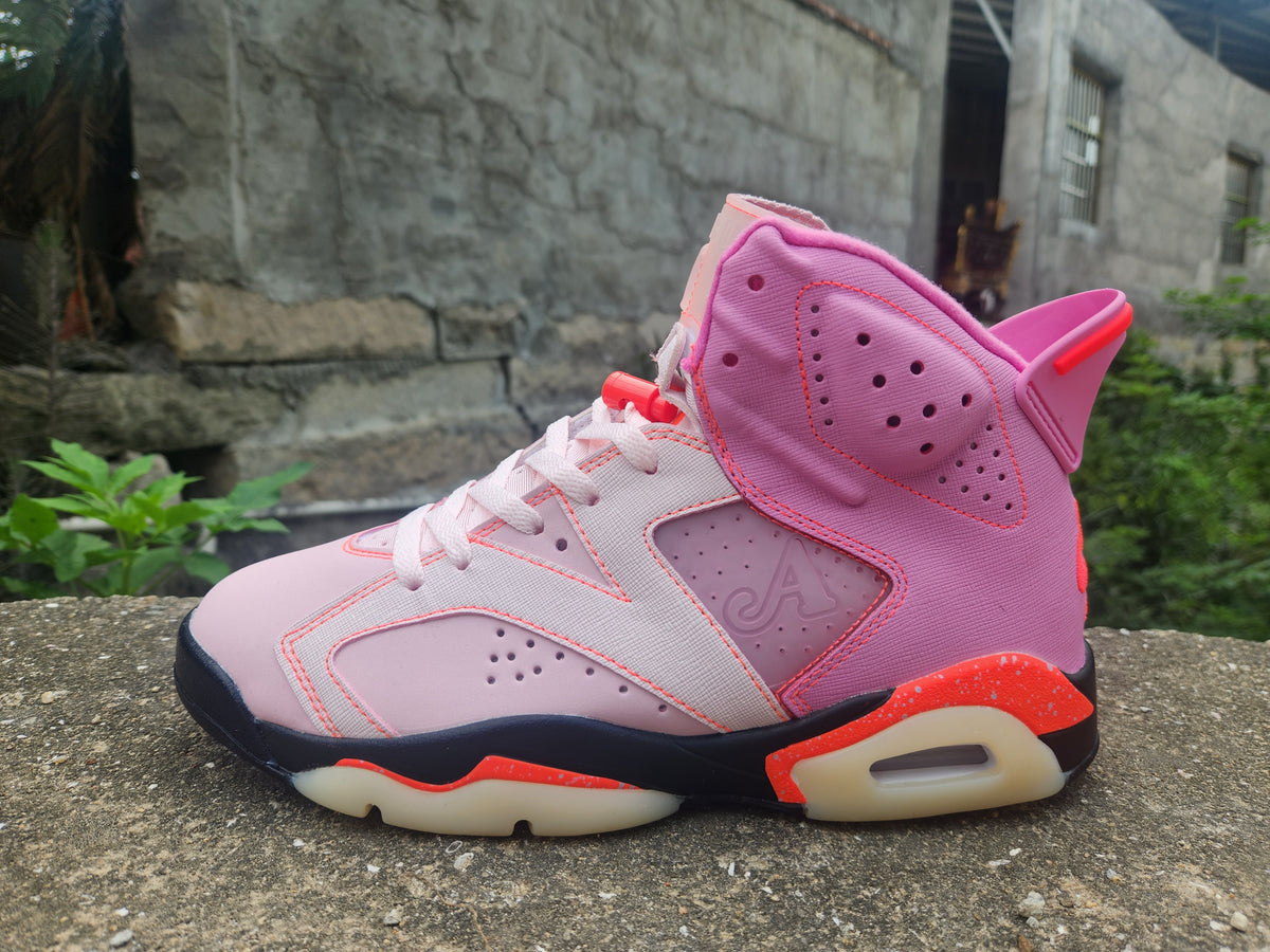 High Top Sneakers, Pink Colorway, Lace Up Design, Casual Gift for Sneaker Fans