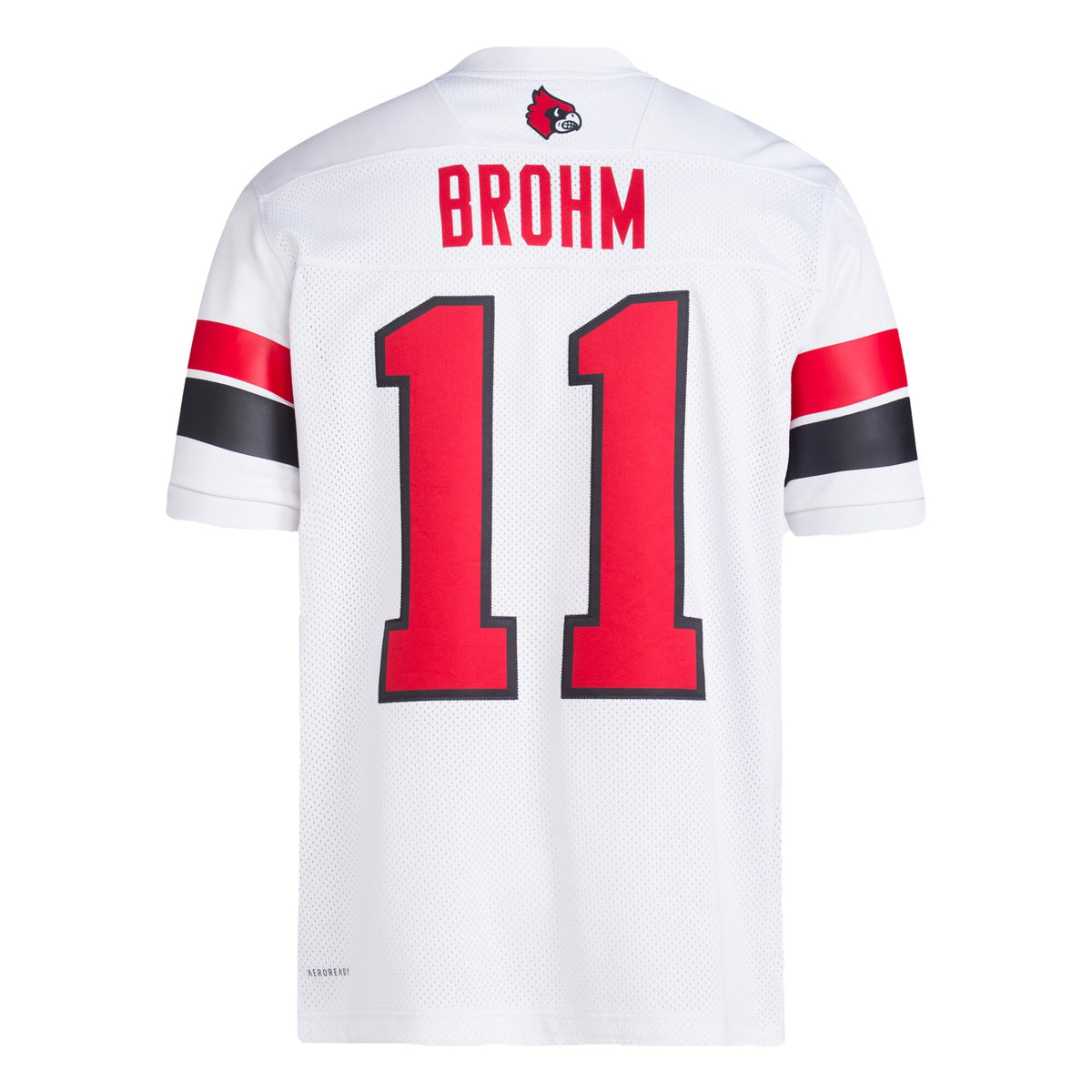 Jeff Brohm White Louisville Cardinals Football Icon Premier Jersey
