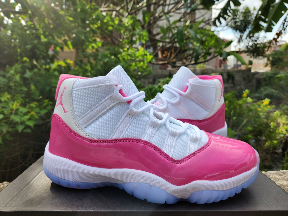 Sneakers, Pink White Colorway, Valentine Design, Lace Up Design, Casual Gift for Sneaker Fans