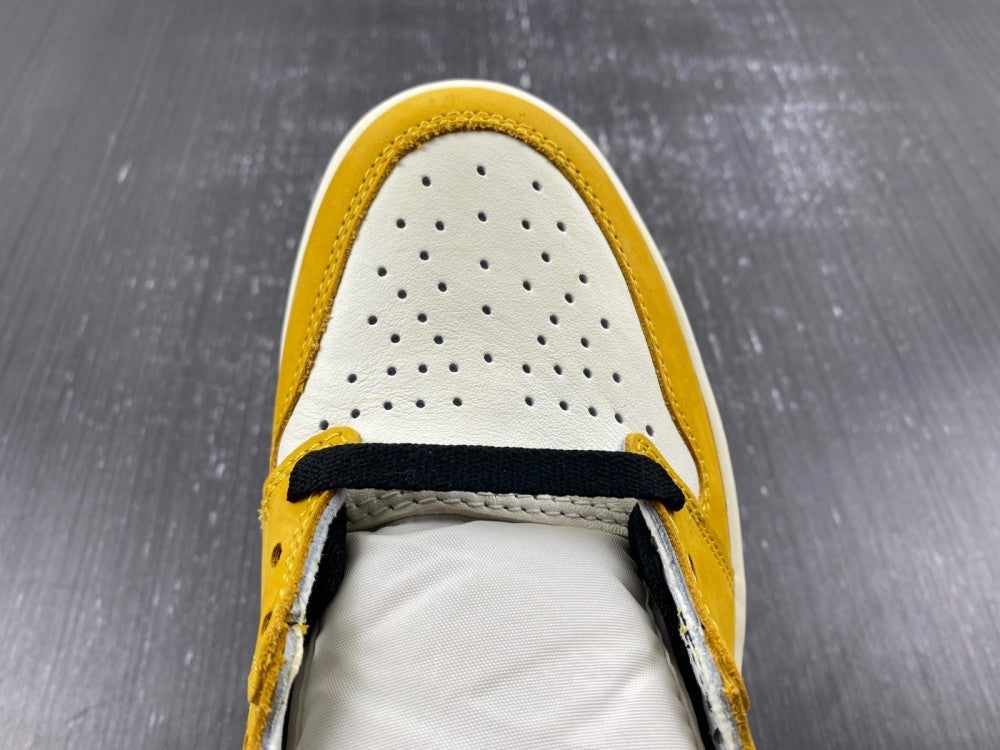 High Top Sneakers, White Black Yellow Colorway, Lace Up Design, Casual Gift for Sneaker Fans