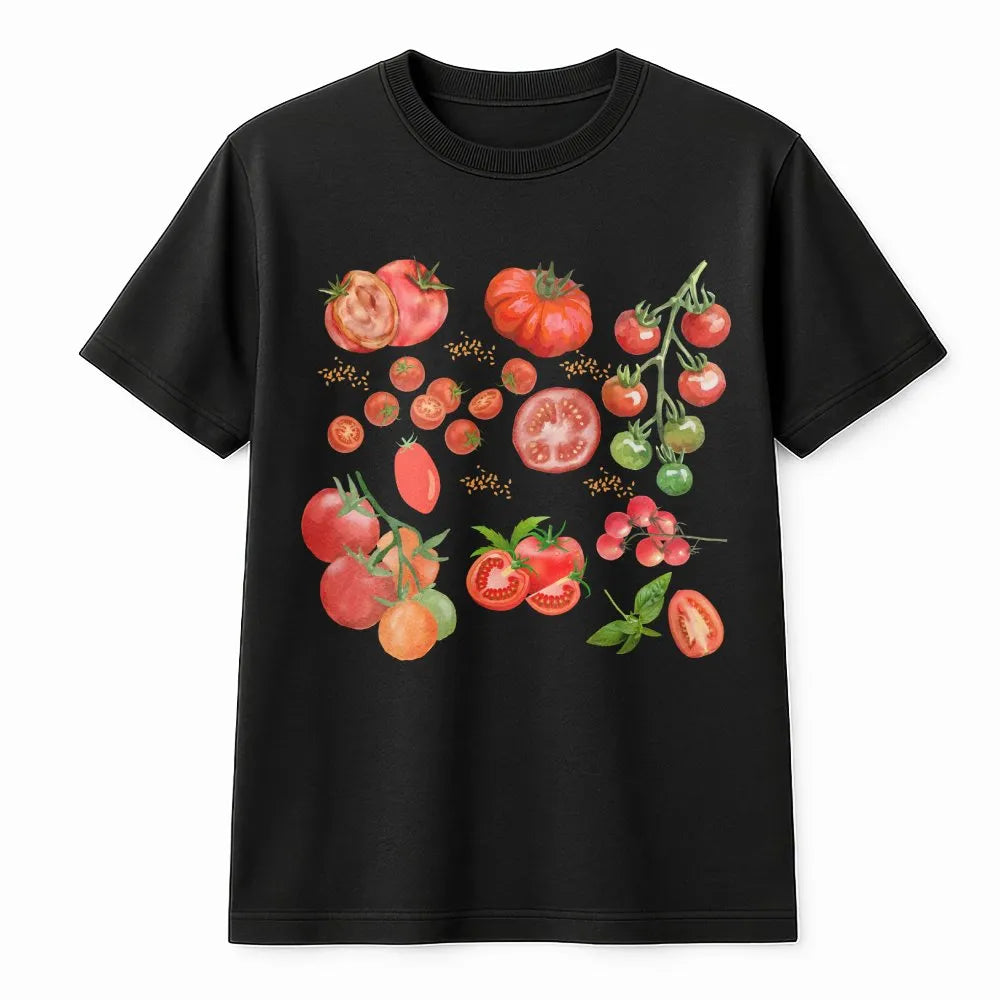 Tomato Sweatshirt | Vintage Botanical Illustration | Soft Cotton Blend | Cottagecore Gardener Gift for Her