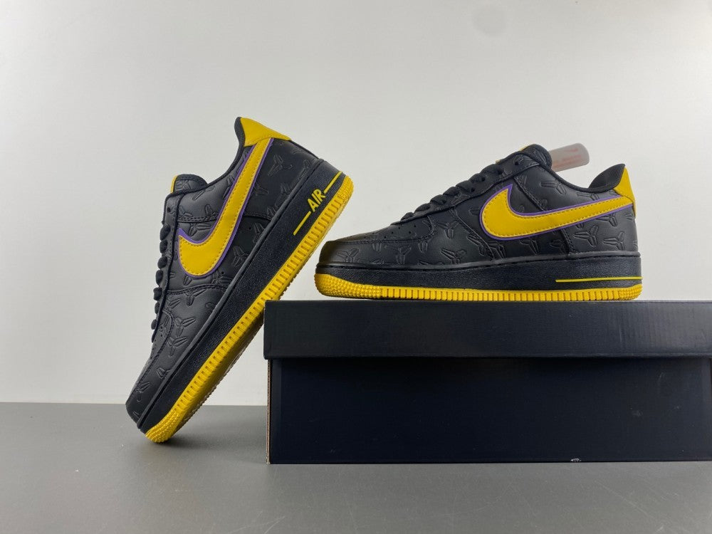 Low Top Sneakers, Black Yellow Colorway, Lace Up Design, Casual Gift for Sneaker Fans