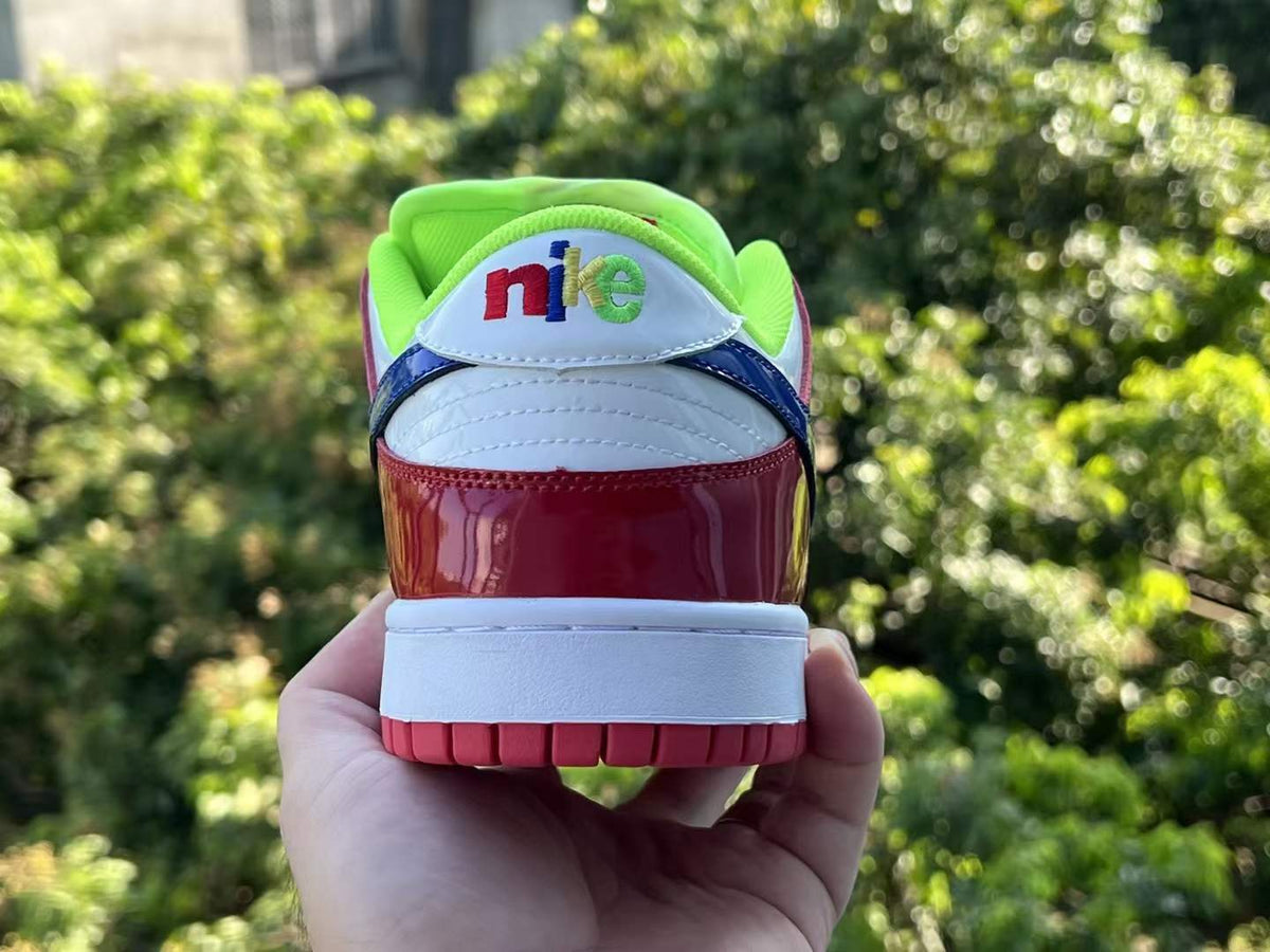 Low Top Sneakers, Multicolor Colorway, Lace Up Design, Casual Gift for Sneaker Fans