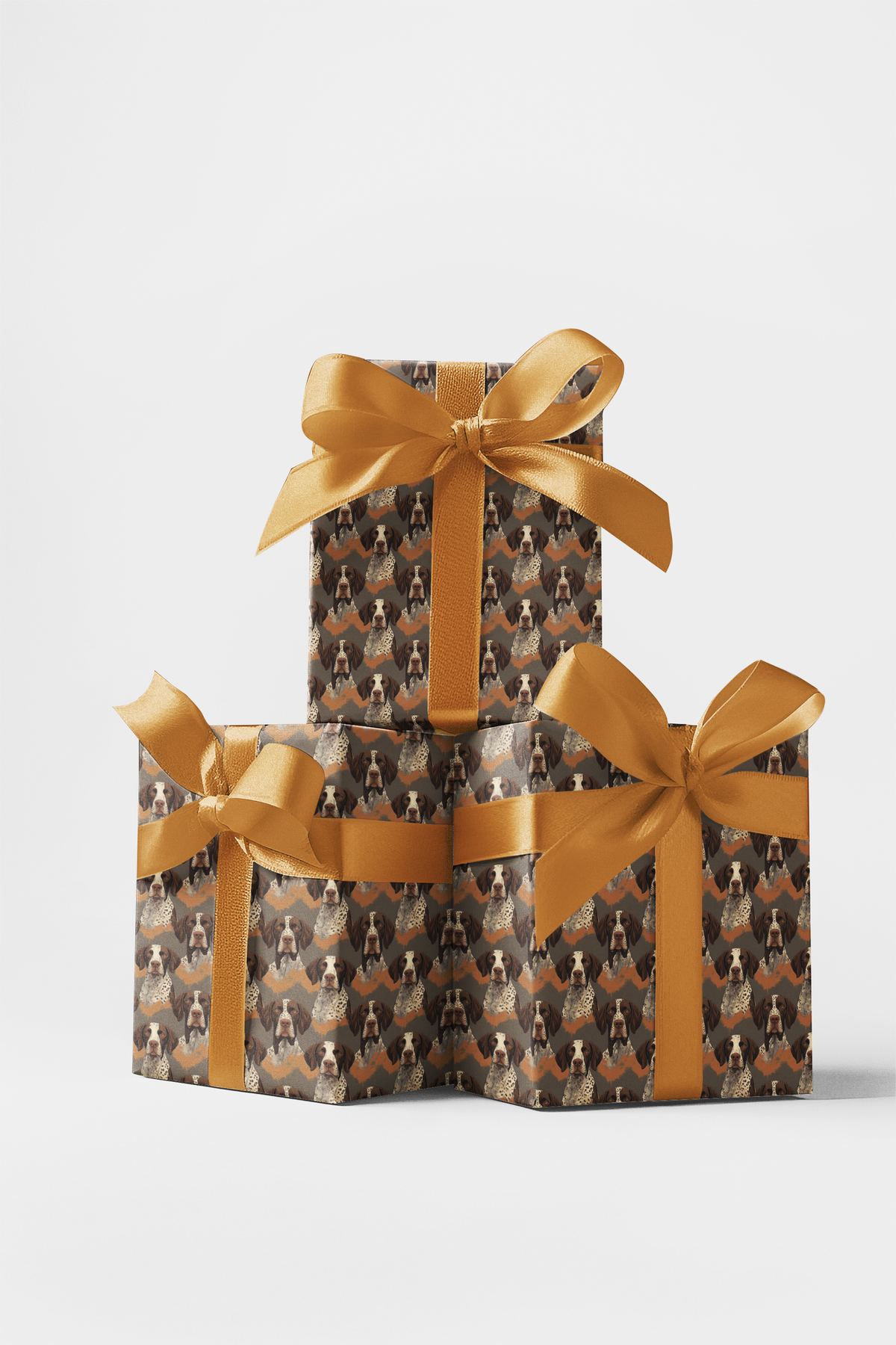 GSP Dog Gift Wrap, German Shorthaired Pointer Wrapping Paper, Hunting Dog Christmas Wrapping Paper, Dog Lover Holiday Gift Wr