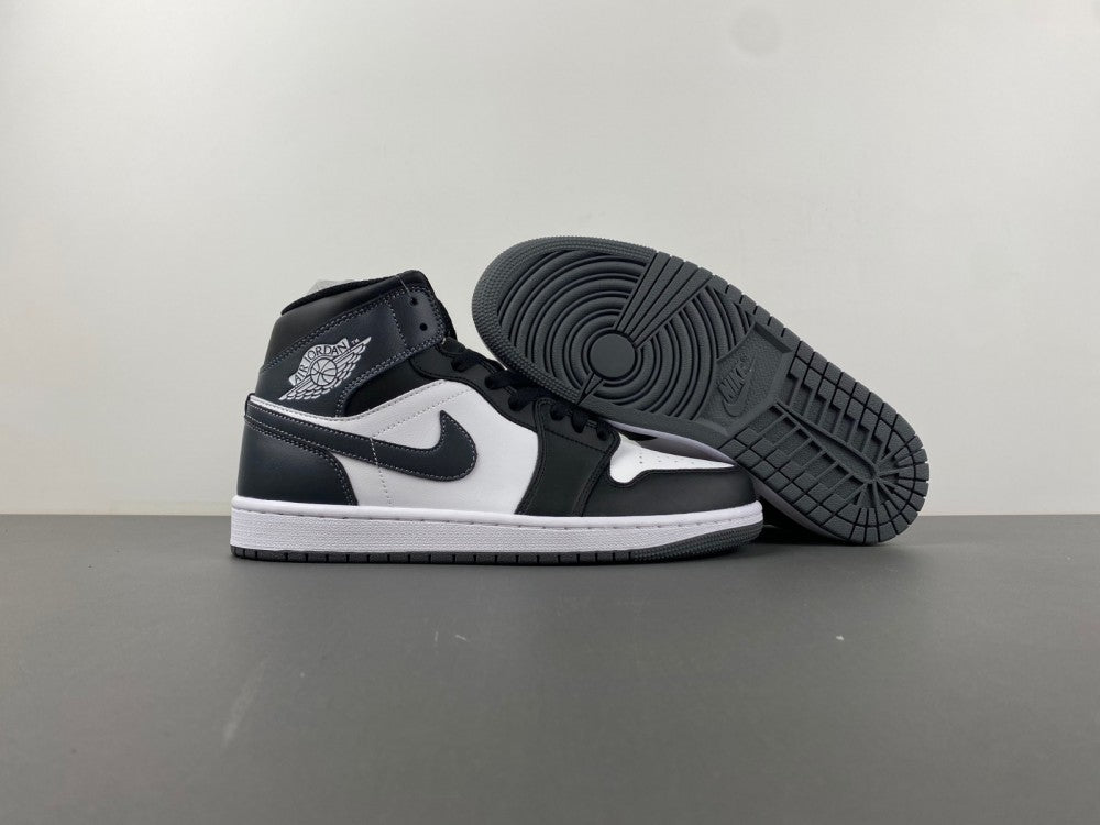 Mid Top Sneakers, Blue White Colorway, Lace Up Design, Casual Gift for Sneaker Fans