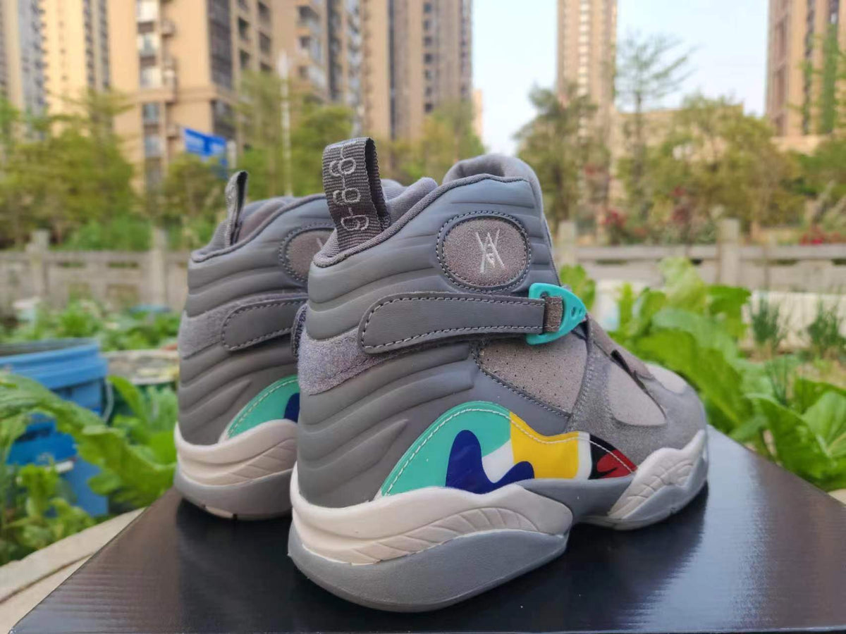 High Top Sneakers, Gray Colorway, Lace Up Design, Casual Gift for Sneaker Fans