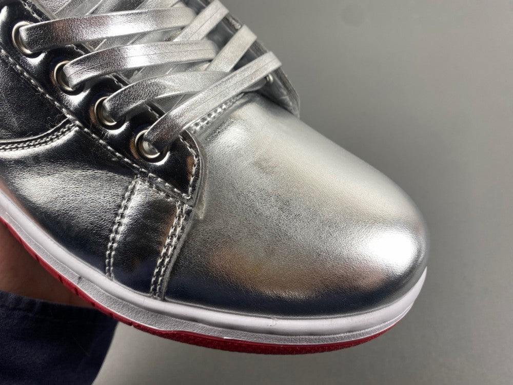 Boots, Blue Red Silver Colorway, Lace Up Design, Casual Gift for Shoe Lovers