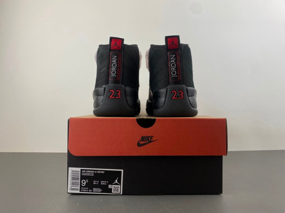 Mid Top Sneakers, Black Red Colorway, Leather Footwear, Lace Up Design, Casual Gift for Sneaker Fans