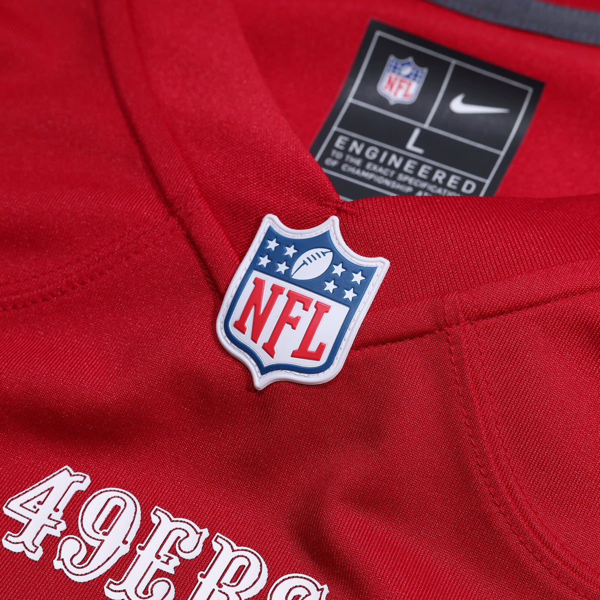 San Francisco 49ers Osa Odighizuwa Scarlet Team Game Jersey