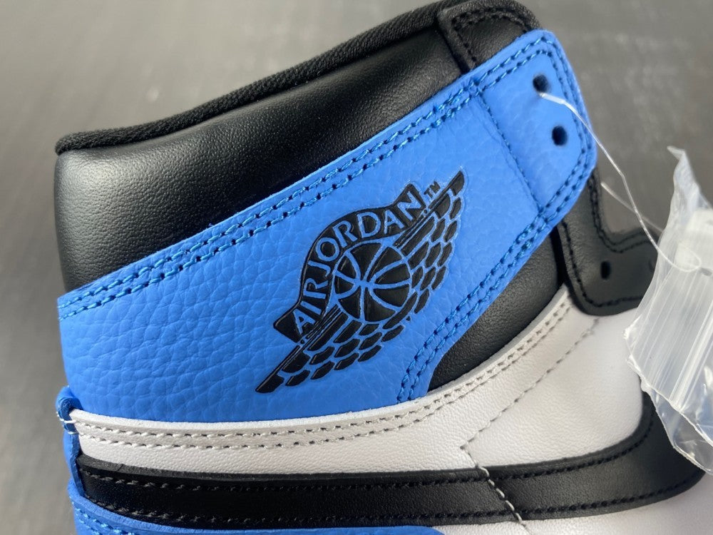 High Top Sneakers, Blue Black Colorway, Lace Up Design, Casual Gift for Sneaker Fans