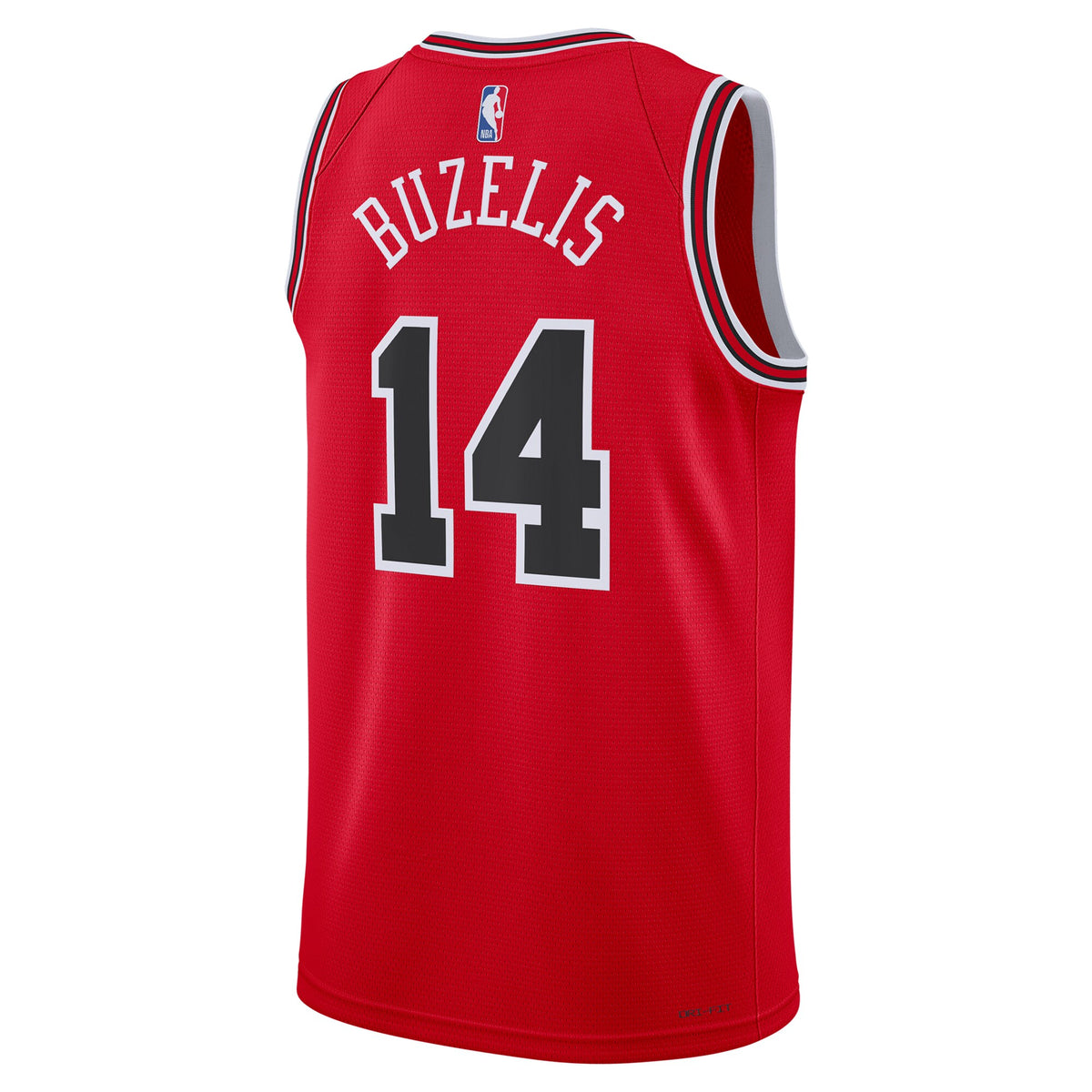 Chicago Bulls Icon Swingman Jersey - Red - Matas Buzelis