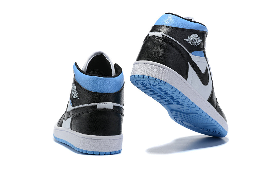 Sneakers, Blue White Black Colorway, Lace Up Design, Casual Gift for Sneaker Fans
