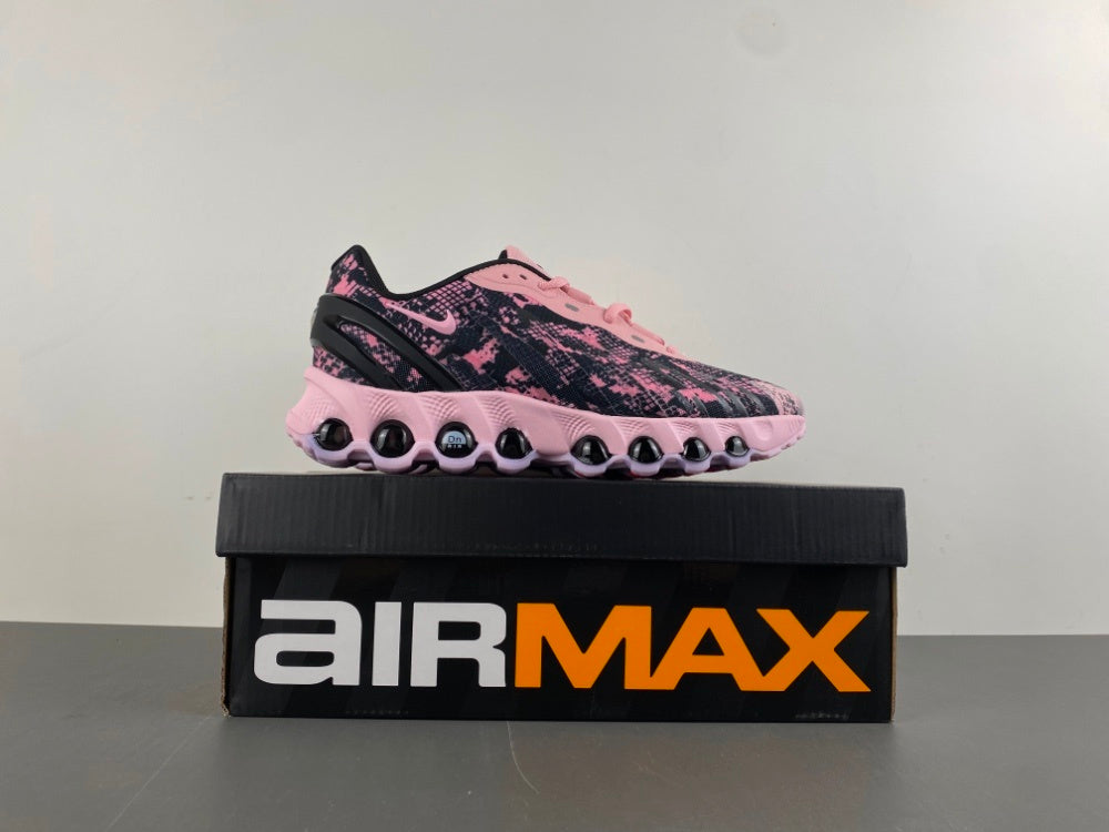 Low Top Sneakers, Pink Colorway, Camouflage Pattern, Lace Up Design, Casual Gift for Sneaker Fans