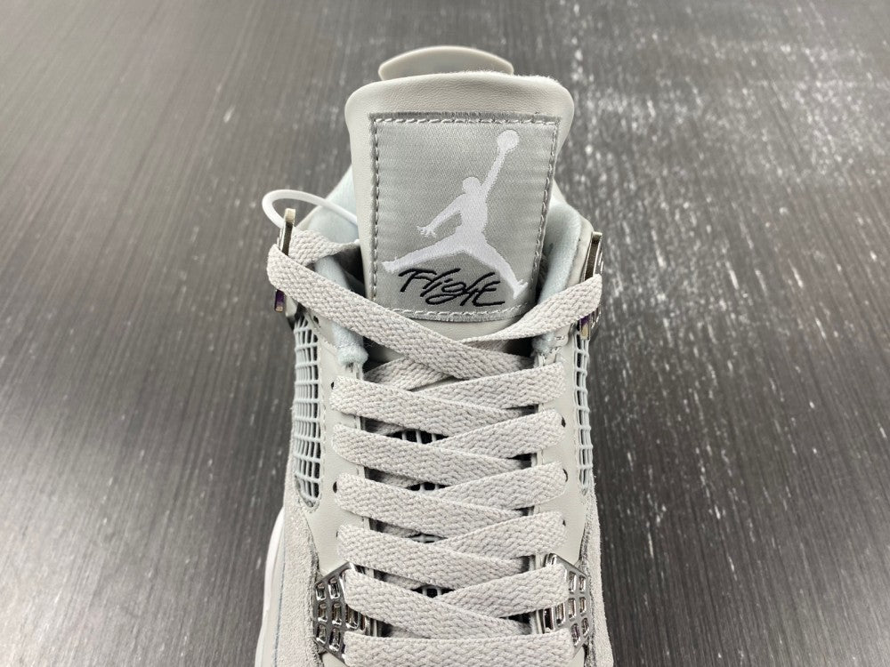 Sneakers, Silver Colorway, Leather Footwear, Metallic Finish, Lace Up Design, Casual Gift for Sneaker Fans