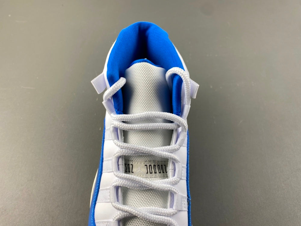 Low Top Sneakers, Blue White Colorway, Lace Up Design, Casual Gift for Sneaker Fans