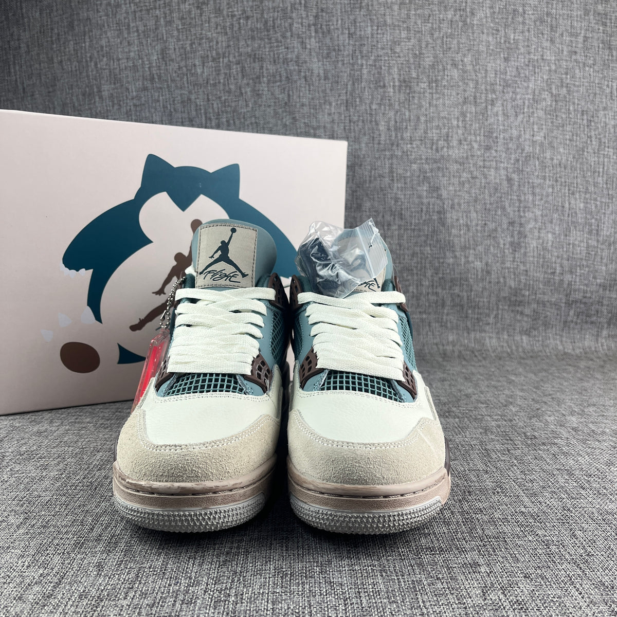 Sneakers, Gray White Colorway, Lace Up Design, Casual Gift for Sneaker Fans