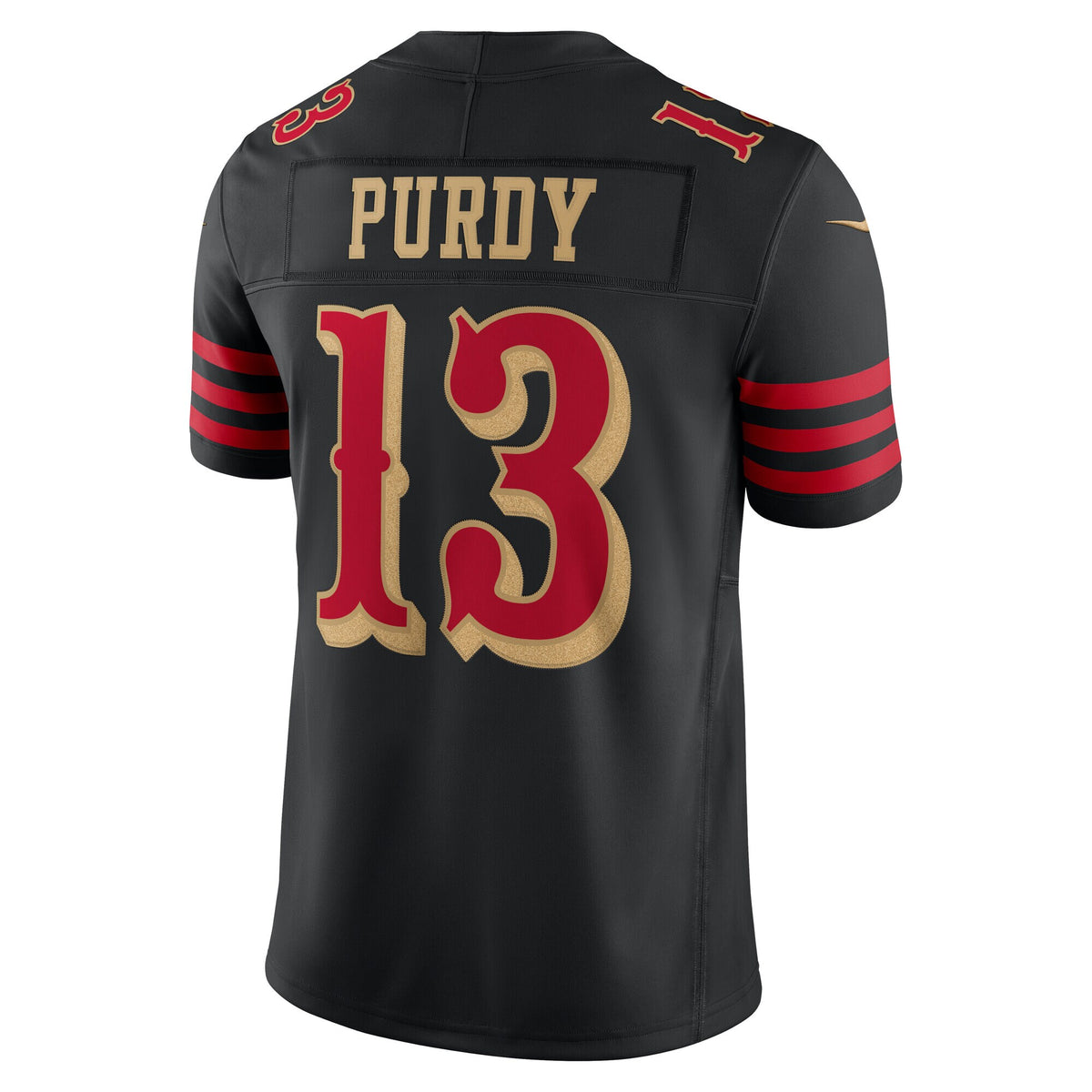 San Francisco 49ers Brock Purdy Black 2025 Rivalries Collection Stitched Limited Jersey