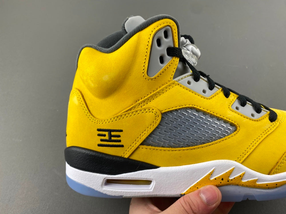 High Top Sneakers, Yellow Colorway, Lace Up Design, Casual Gift for Sneaker Fans