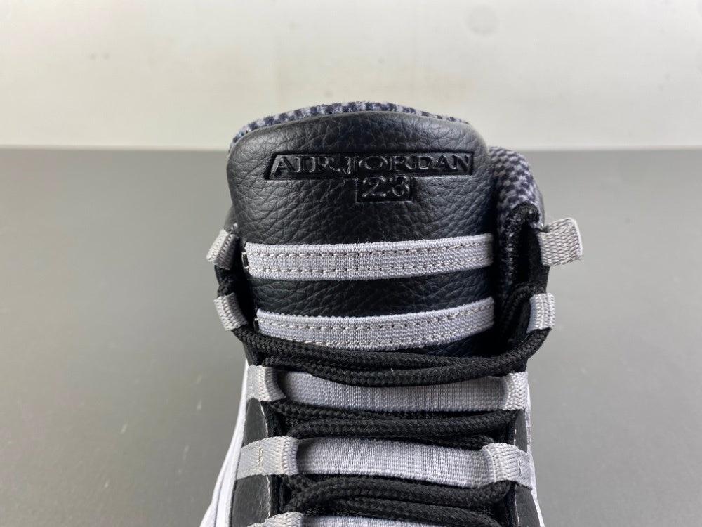 High Top Sneakers, White Black Gray Colorway, Leather Footwear, Lace Up Design, Casual Gift for Sneaker Fans