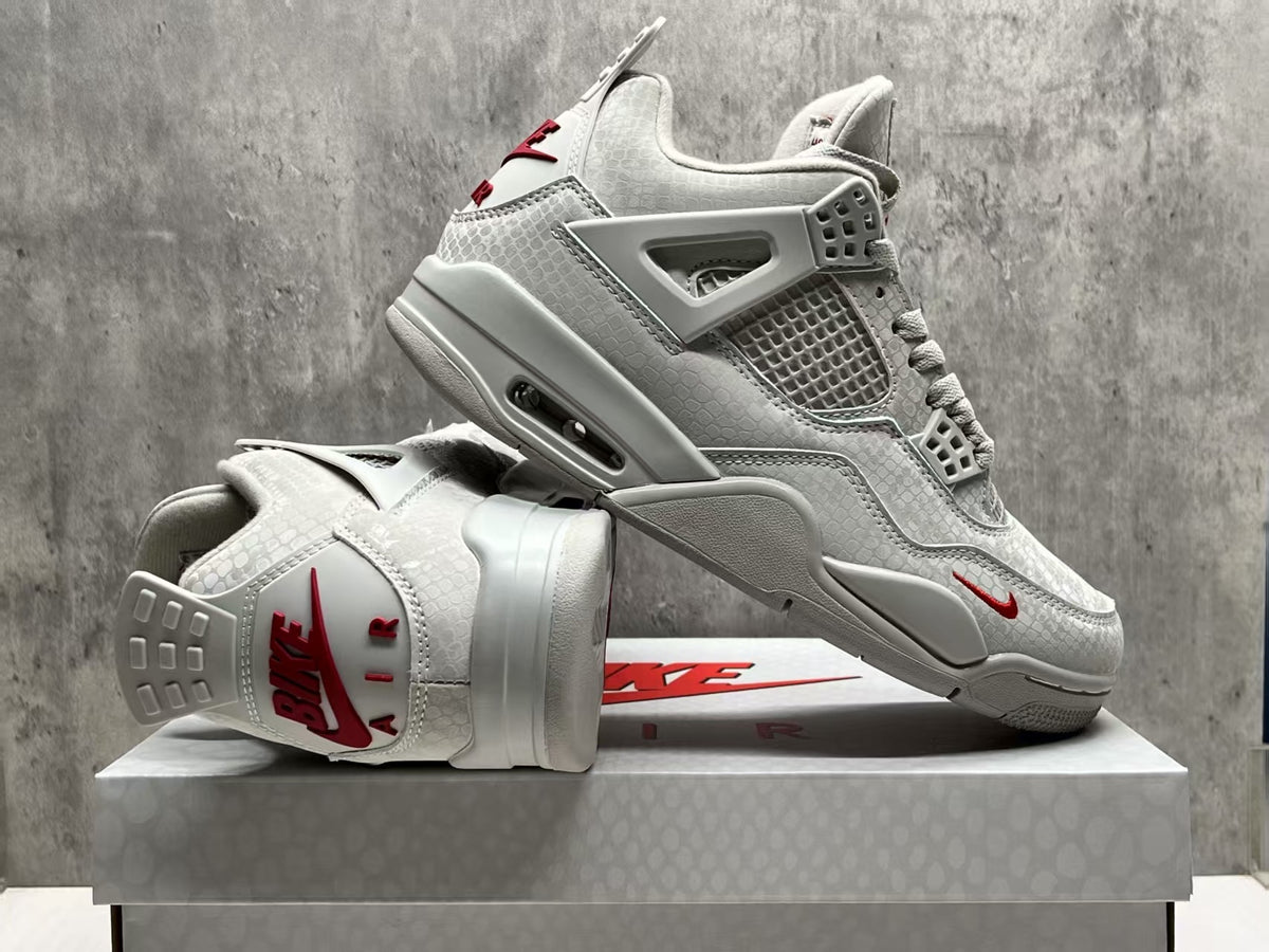 Mid Top Sneakers, Gray Colorway, Lace Up Design, Casual Gift for Sneaker Fans