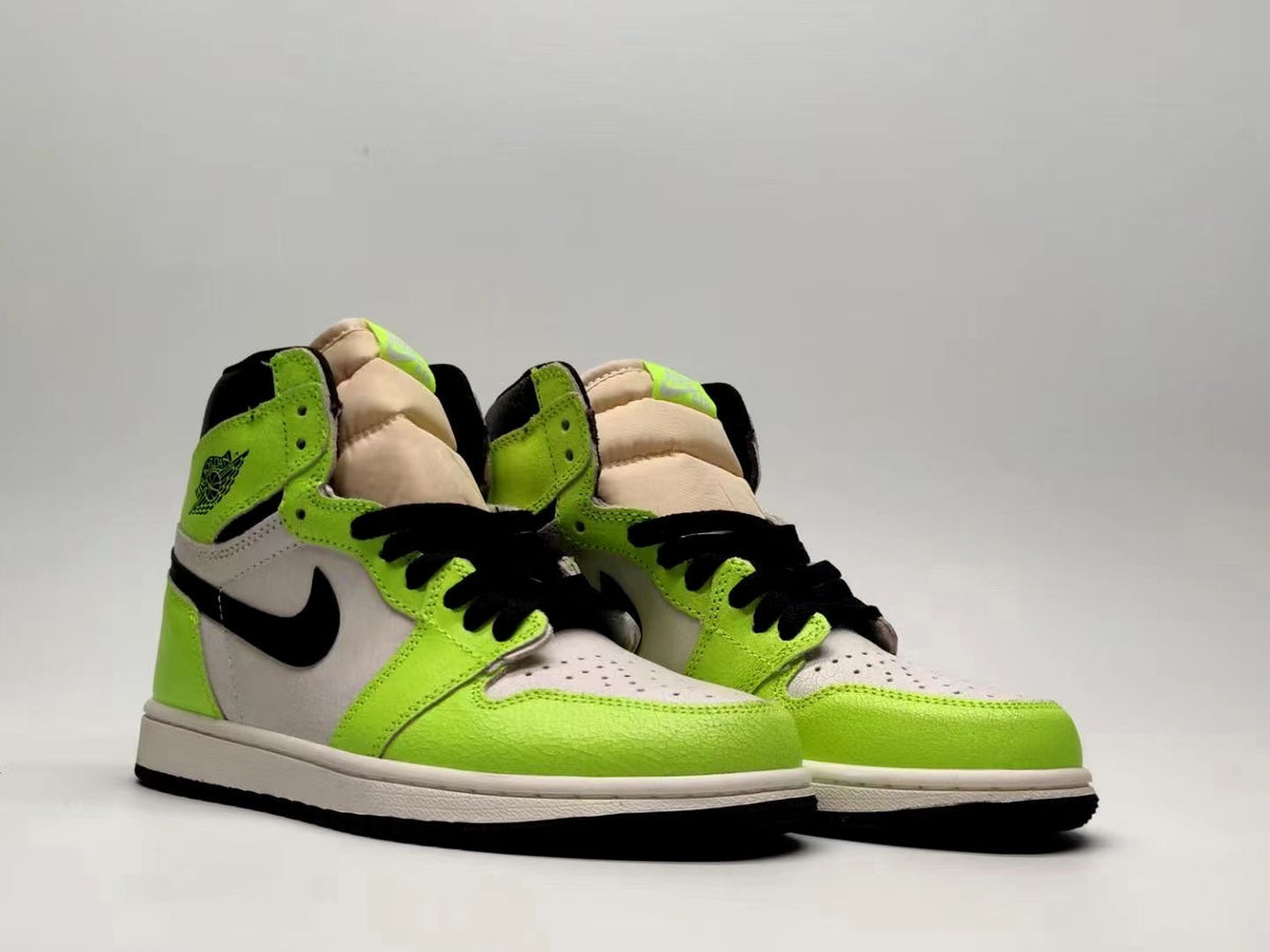 Sneakers, Neon Green Colorway, Lace Up Design, Casual Gift for Sneaker Fans
