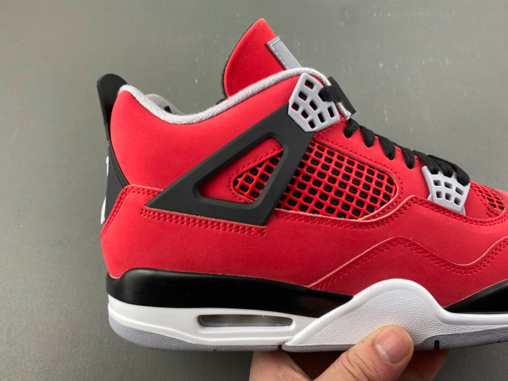 Mid Top Sneakers, Red Black Colorway, Lace Up Design, Casual Gift for Sneaker Fans