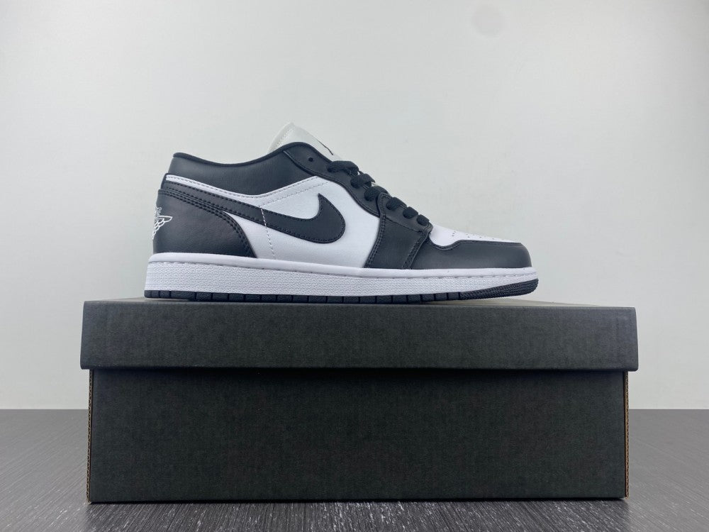 Low Top Sneakers, White Black Colorway, Lace Up Design, Casual Gift for Sneaker Fans