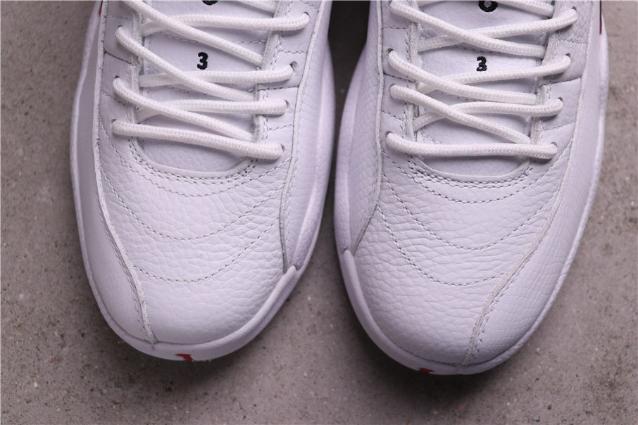 High Top Sneakers, White Red Colorway, Lace Up Design, Casual Gift for Sneaker Fans